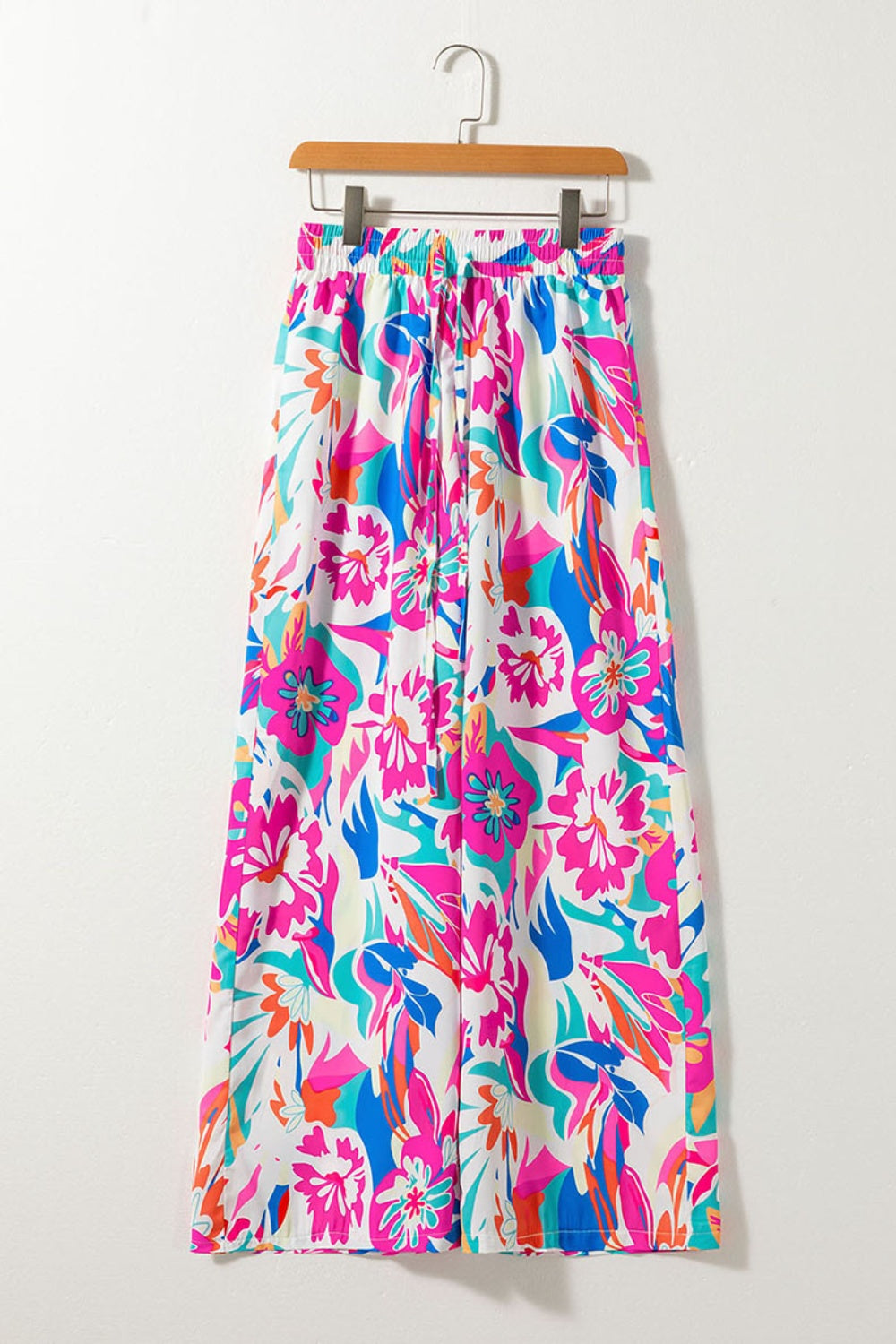 Printed Wide Leg Pants