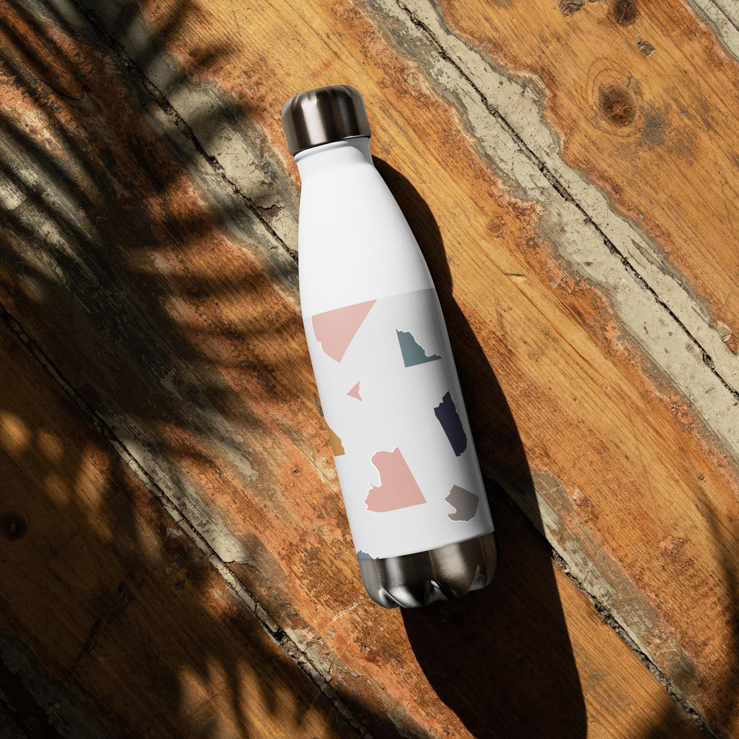 Abstract Stainless Steel Water Bottle