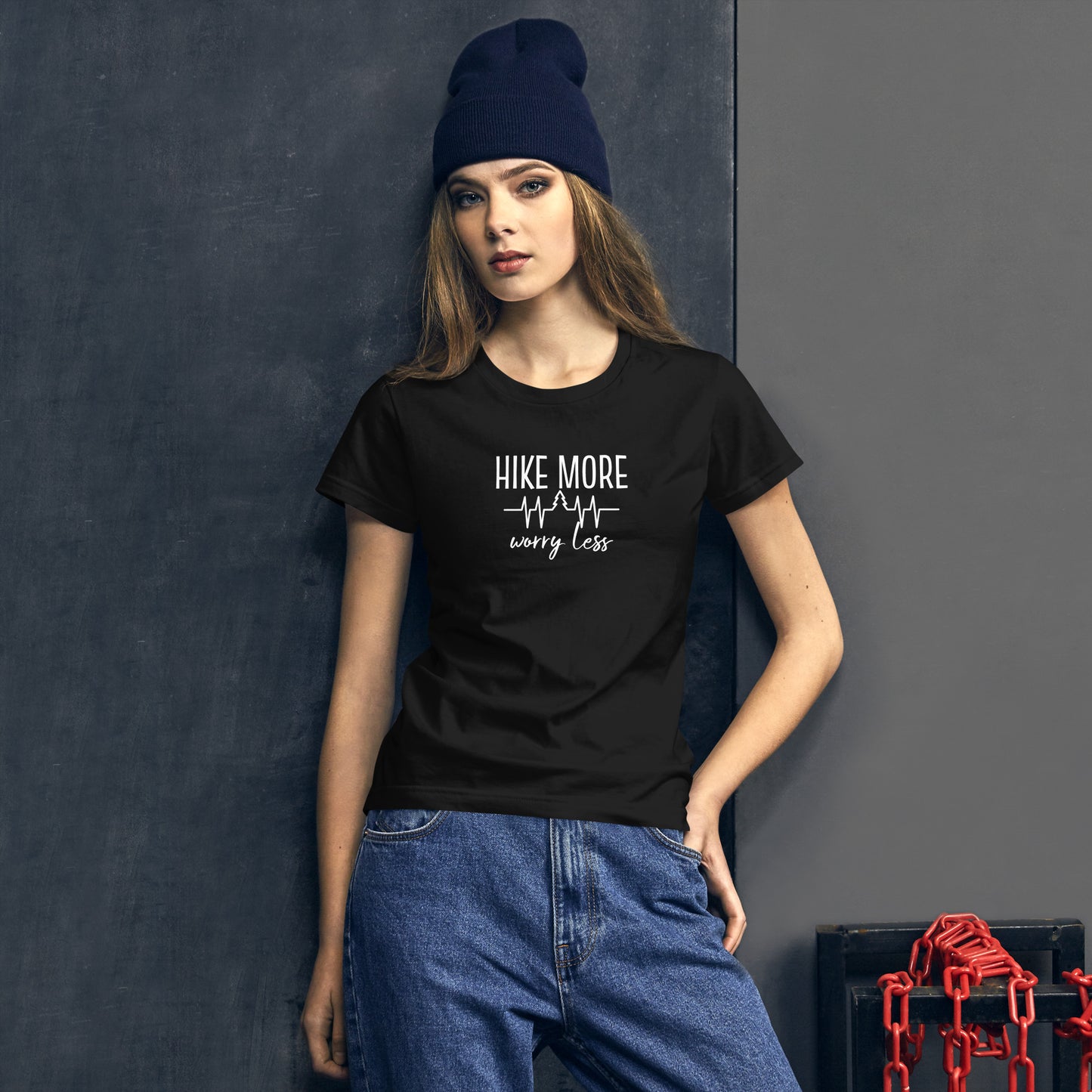 Women's short sleeve ' Worry Less' t-shirt