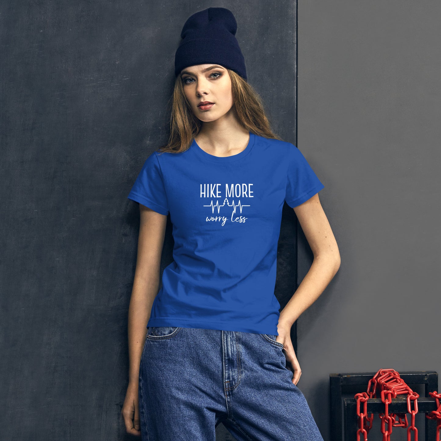 Women's short sleeve ' Worry Less' t-shirt