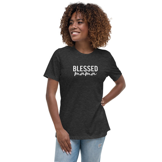 Women's Relaxed 'Blessed Mama' T-Shirt