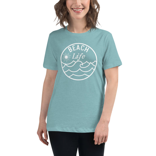 Women's Relaxed 'Beach Life' T-Shirt