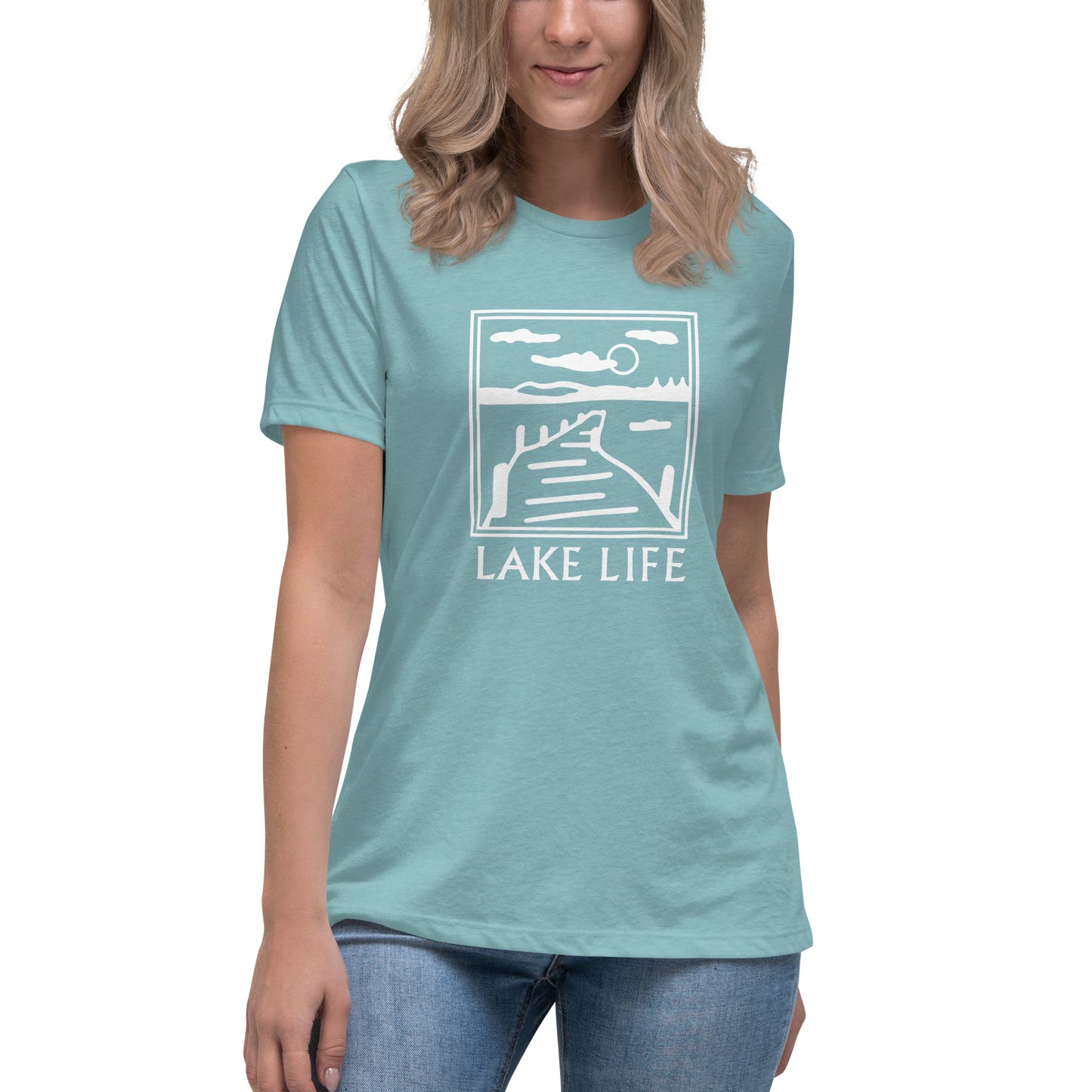 Women's Relaxed 'Lake Life' T-Shirt