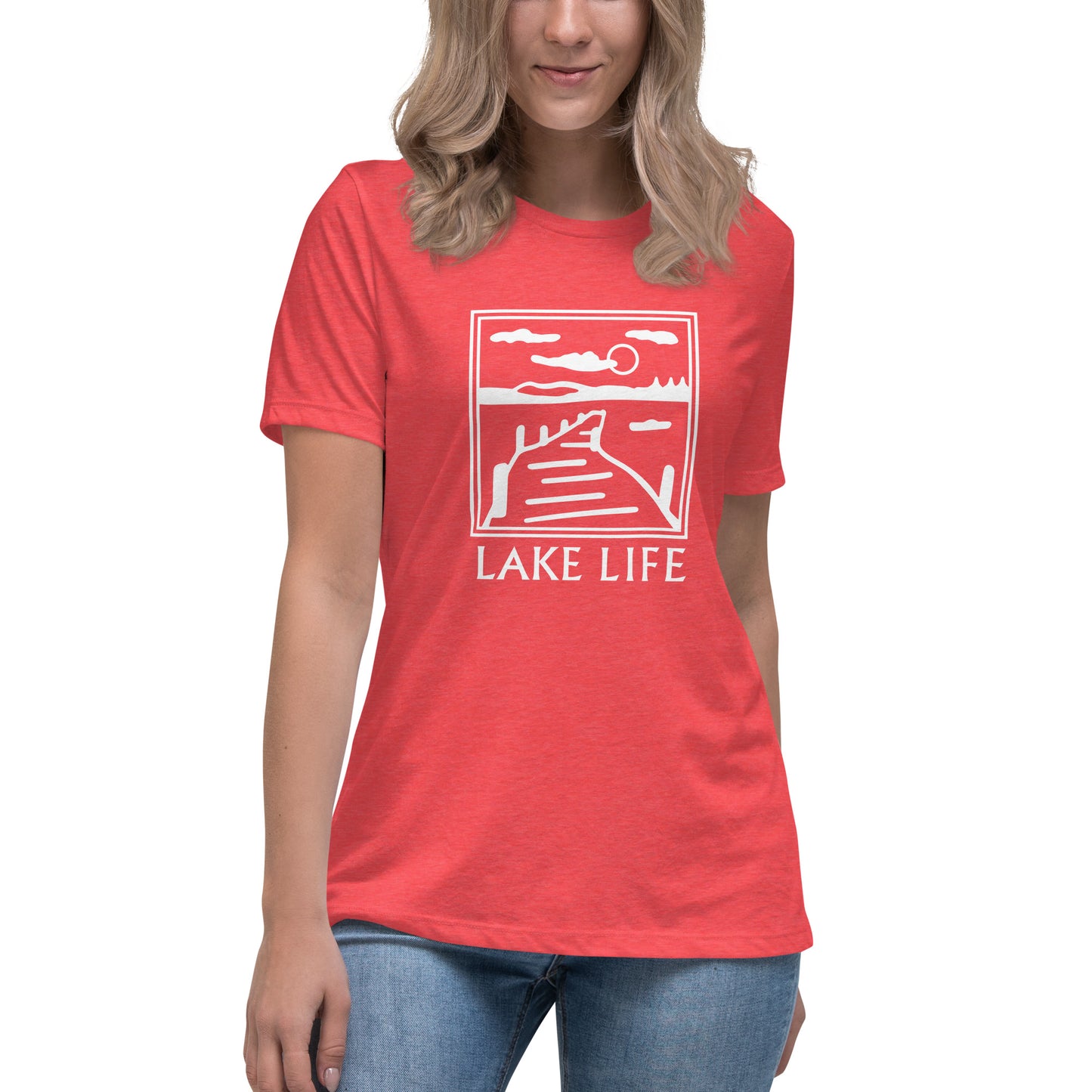 Women's Relaxed 'Lake Life' T-Shirt