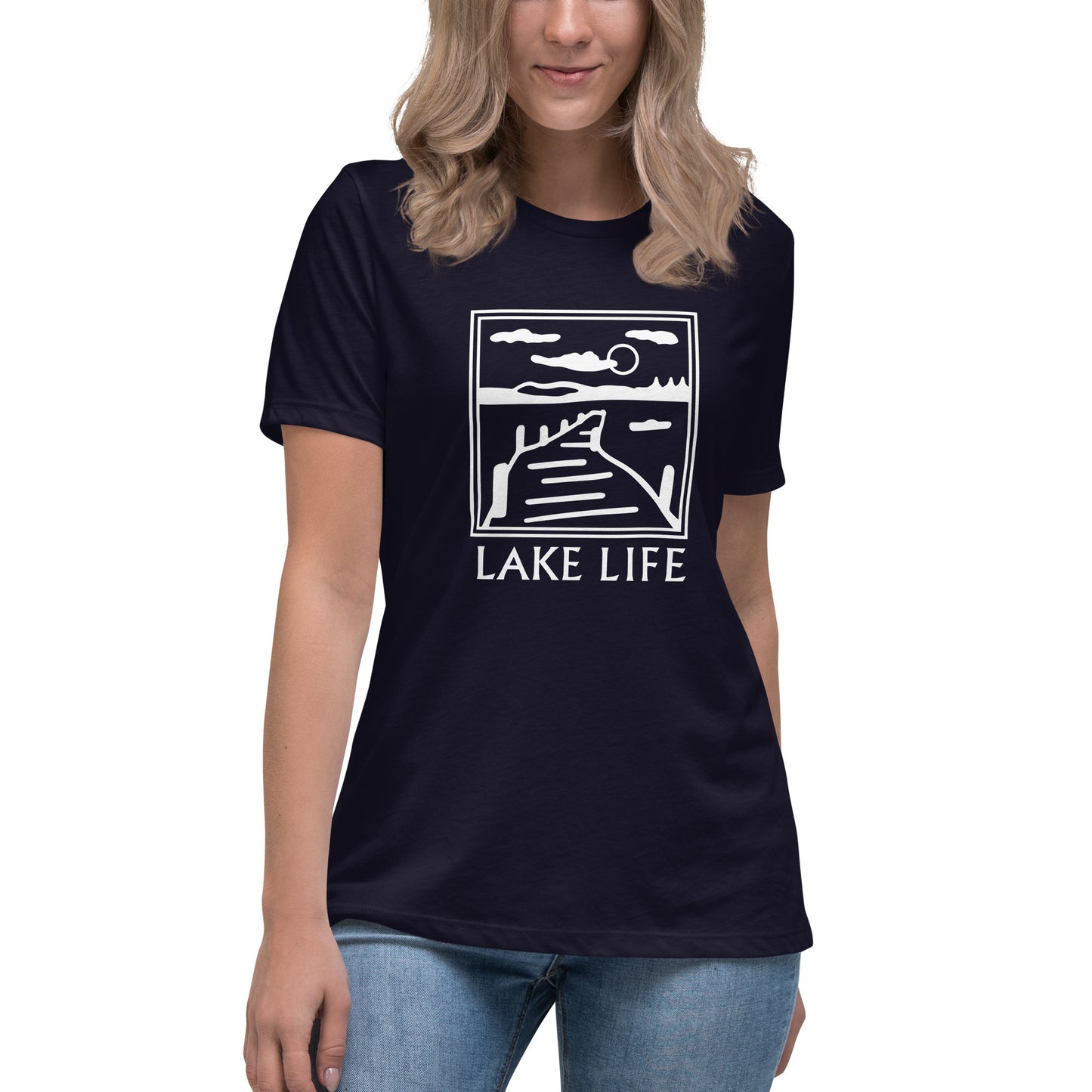 Women's Relaxed 'Lake Life' T-Shirt