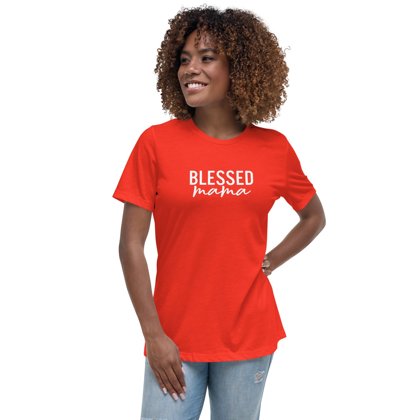 Women's Relaxed 'Blessed Mama' T-Shirt